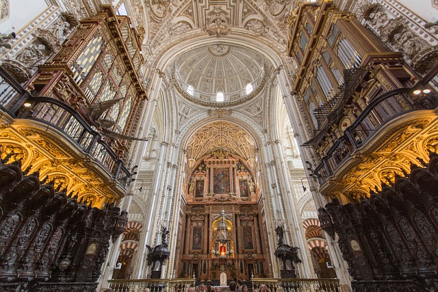 スペイン コルドバ　メスキータ 中央礼拝堂 荘厳な空気が流れる