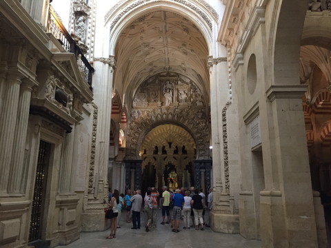 スペイン コルドバの世界遺産メスキータ内　大聖堂
