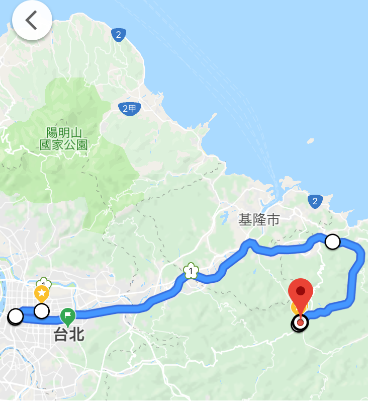 台北から十分への移動