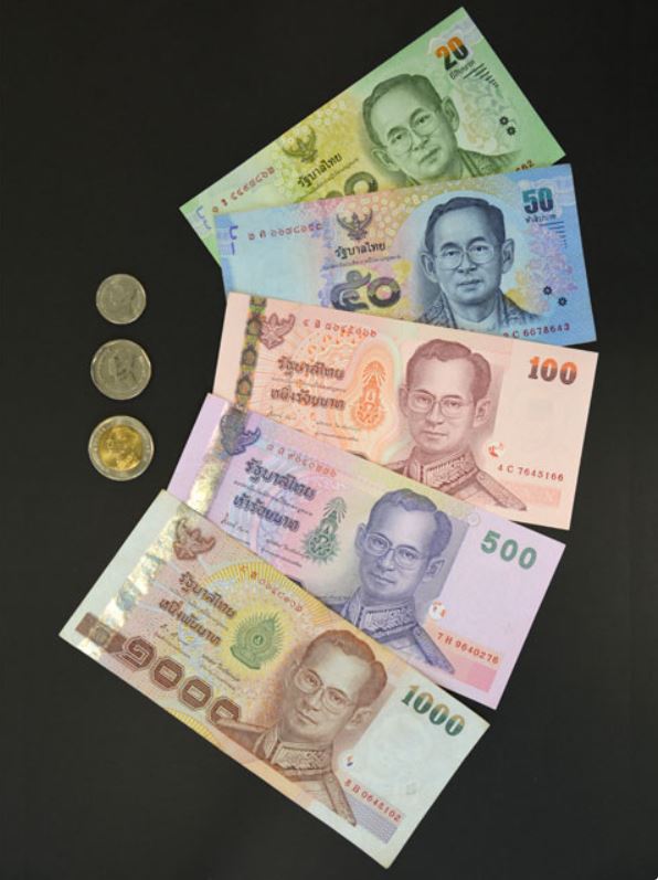 タイのお金：タイバーツ(taiba-tu) の現金準備：お札と効果