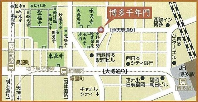 博多寺社町地図