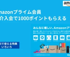 【Amazonプライム】紹介入会で1000ポイントもらえる。利用可能なサービス 一覧