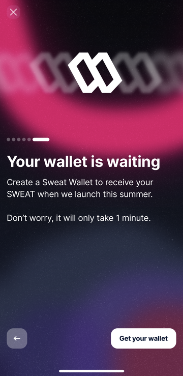 Sweatcoin: 仮想通貨SWEATウォレットの作成方法