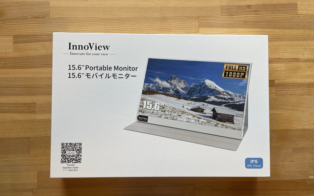 モバイルモニター「InnoView 15.6インチ ‎INVPM406」レビュー：スタンドカバー付きで持ち運び便利！モニタアームVESAにも対応
