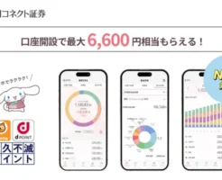 【9/30まで】大和コネクト証券、口座開設で最大6,600円もらえるキャンペーン。さらに！家族など紹介で最大15,000ポイント獲得！