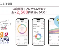 大和コネクト証券、口座開設で最大2,500円相当もらえるキャンペーン(紹介コードあり)