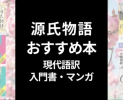 【源氏物語 現代語訳】おすすめ本 22選。読みやすい本・入門書・マンガ。「光る君へ」「100分de名著」ファンにも！