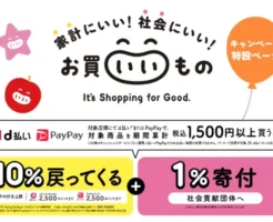 d払い・PayPayで最大10%還元（上限2500pt）、イトーヨーカドー、ドラッグストアなどの対象チェーン店で(9/30まで)