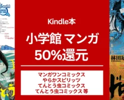【6/12まで】小学館 人気マンガ50％還元（マンガワン・やわらかスピリッツ 他 編） ようこそ！FACT/ アフターゴッド/ 日本三國/ ドロヘドロ 他