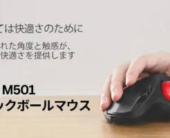 Nulea M501 トラックボールマウスが3,000円以下、Amazonタイムセールで。仕事道具見直しで、仕事効率上がる！