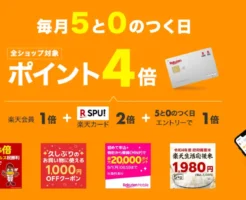 【8/15は対象日】楽天市場 「0と5のつく日」×「勝ったら倍」。開催ポイントアップデー完全攻略ガイド。お得なキャンペーン・セール