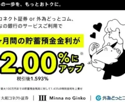 【6ヶ月間 年2.0％金利】半年間で最大7,947円の利息！みんなの銀行 貯蓄預金 特別金利 キャンペーン（10/31まで）