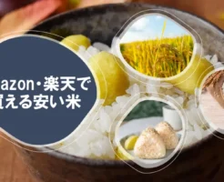 Amazon＆楽天で買える“安い米” ｜5kgあたり3,240円～（10kg 6,480円～）のお得米まとめ【米価高騰・節約対策に】