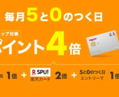 【12/30】楽天市場 年内最後の「0のつく日」で還元率UP。今年の買い物は本日中に《開催ポイントアップデー完全攻略ガイド》