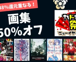 【1/22まで】「カドカワ祭2026 第2弾」 画集50%オフ ※一部、48%還元が重なり実質74%オフ(1/14まで)