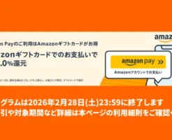 【重要】Amazon Pay「1％還元」終了へ｜ふるさとチョイス、さとふる、ふるなびなどの寄付等での還元を狙っていた方は《2/28まで》に！